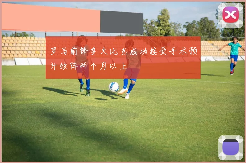 罗马前锋多夫比克成功接受手术预计缺阵两个月以上